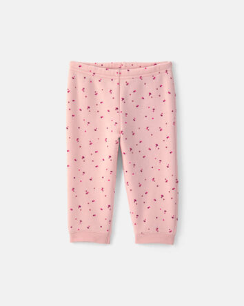 B&eacute;b&eacute; fille - Ensemble 3 pi&egrave;ces &agrave; superposer avec chandail capuchon &agrave; motif c&oelig;urs - Rose, 