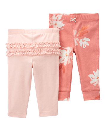 Baby 2-Pack Pull-On Pants, 