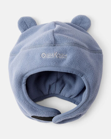Baby Boy Polar Fleece Hat - Grey, 