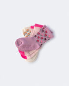 Toute-petit fille - Emballage 3 paires de chaussettes mi-mollet &agrave; motif floral, image 1 sur 3 diapositives