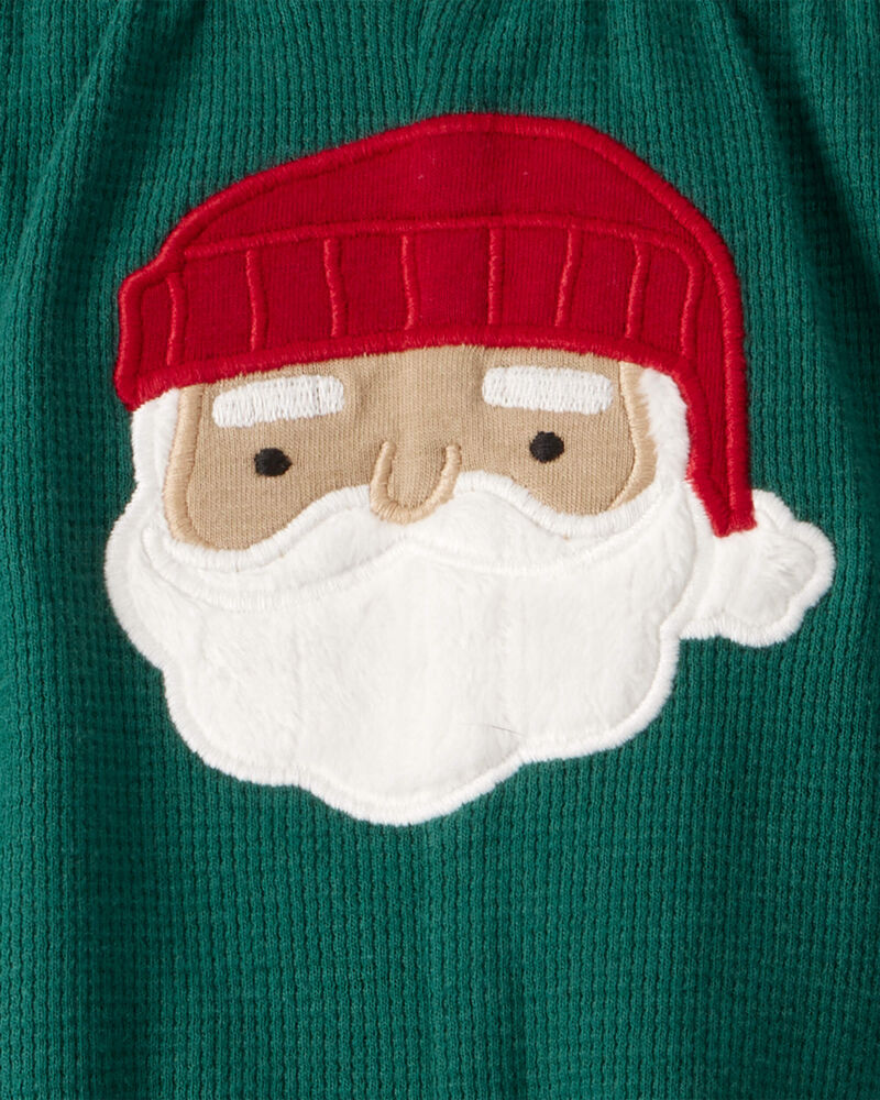 Baby 2-Piece My First Christmas Long-Sleeve Bodysuit & Pant Set - Cream/Green, image 4 of 7 slides
