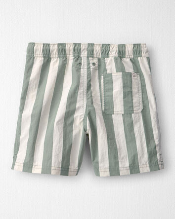 Boys Recycled Swim Trunks in Stripes, 