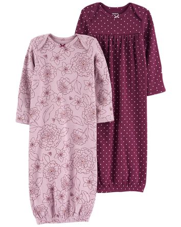 2-Pack Sleeper Gowns, 