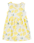 Toddler Lemon Tank Dress, image 1 of 4 slides