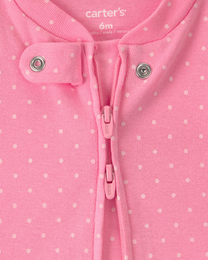Baby Girl 2-Pack Strawberry Sleeper - Pink, image 2 of 5 slides
