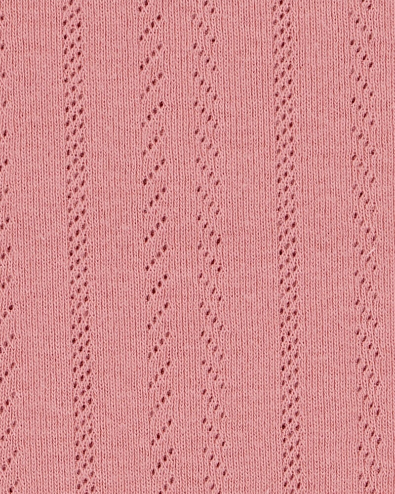 Kid Pointelle Baby Tee, image 2 of 3 slides