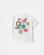 Toddler Girl Smileyworld Graphic Tee - White, image 2 of 4 slides
