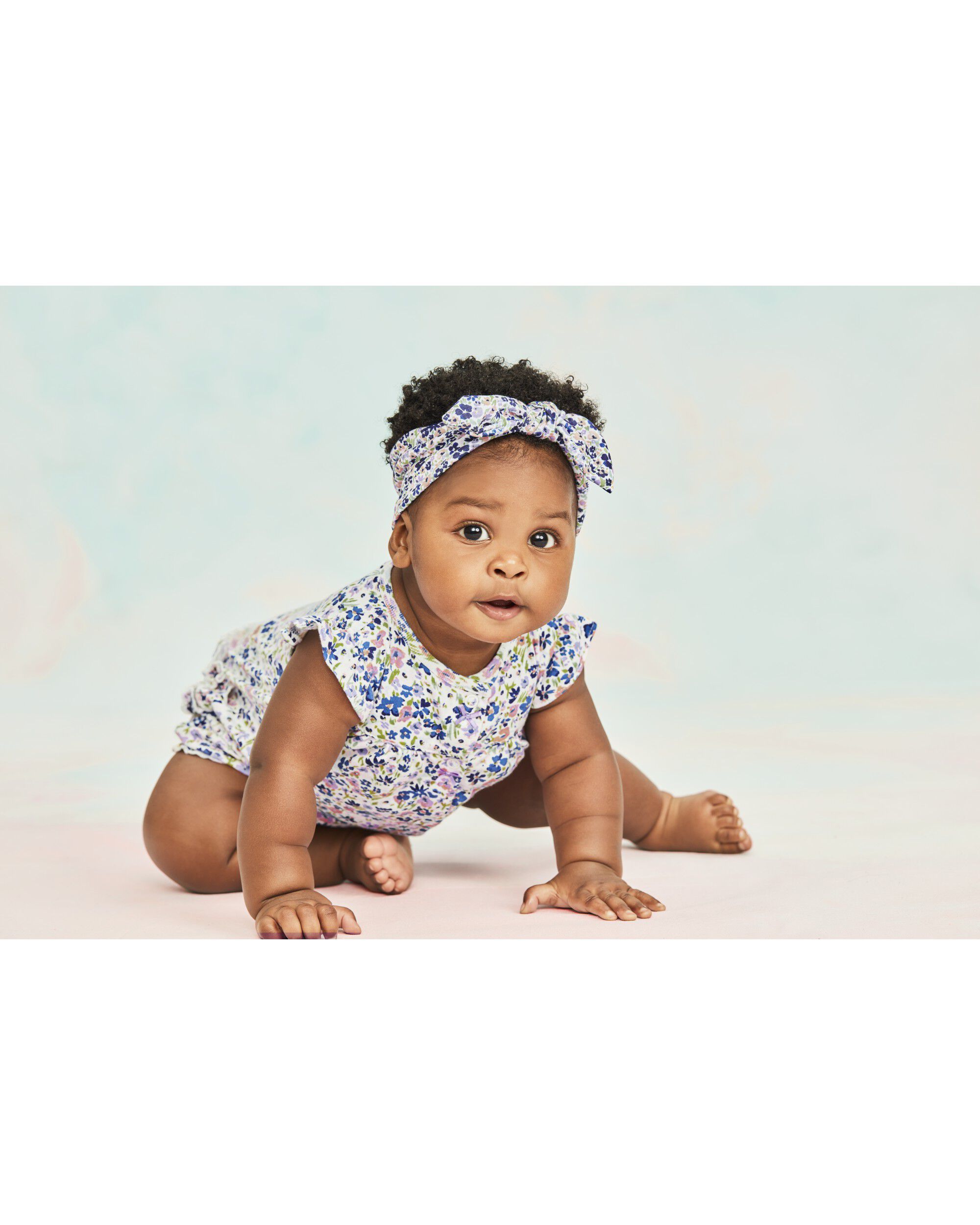 Newborn floral romper hot sale