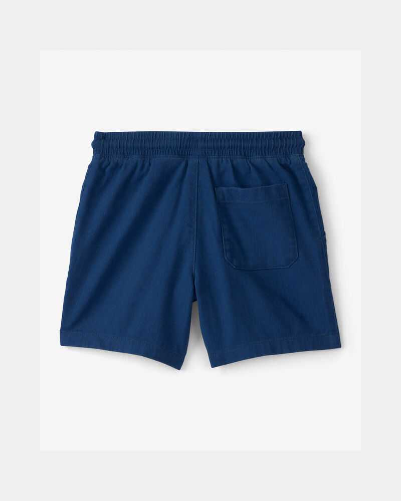 Gar&ccedil;ons - Short en serg&eacute; - Bleu, image 2 sur 3 diapositives