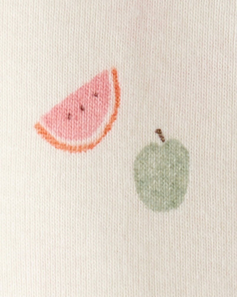 Bébé - Pyjama 2 pièces en coton biologique à fruits, image 3 sur 4 diapositives