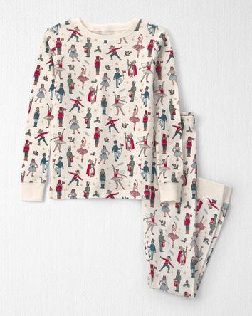 Jeune - Pyjama 2 pi&egrave;ces en coton biologique &agrave; motif Casse-noisette, 