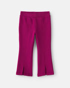 Toddler Girl 2-Piece Heart Fleece Quarter-Zip & Pant Set &ndash; Pink, image 2 of 5 slides