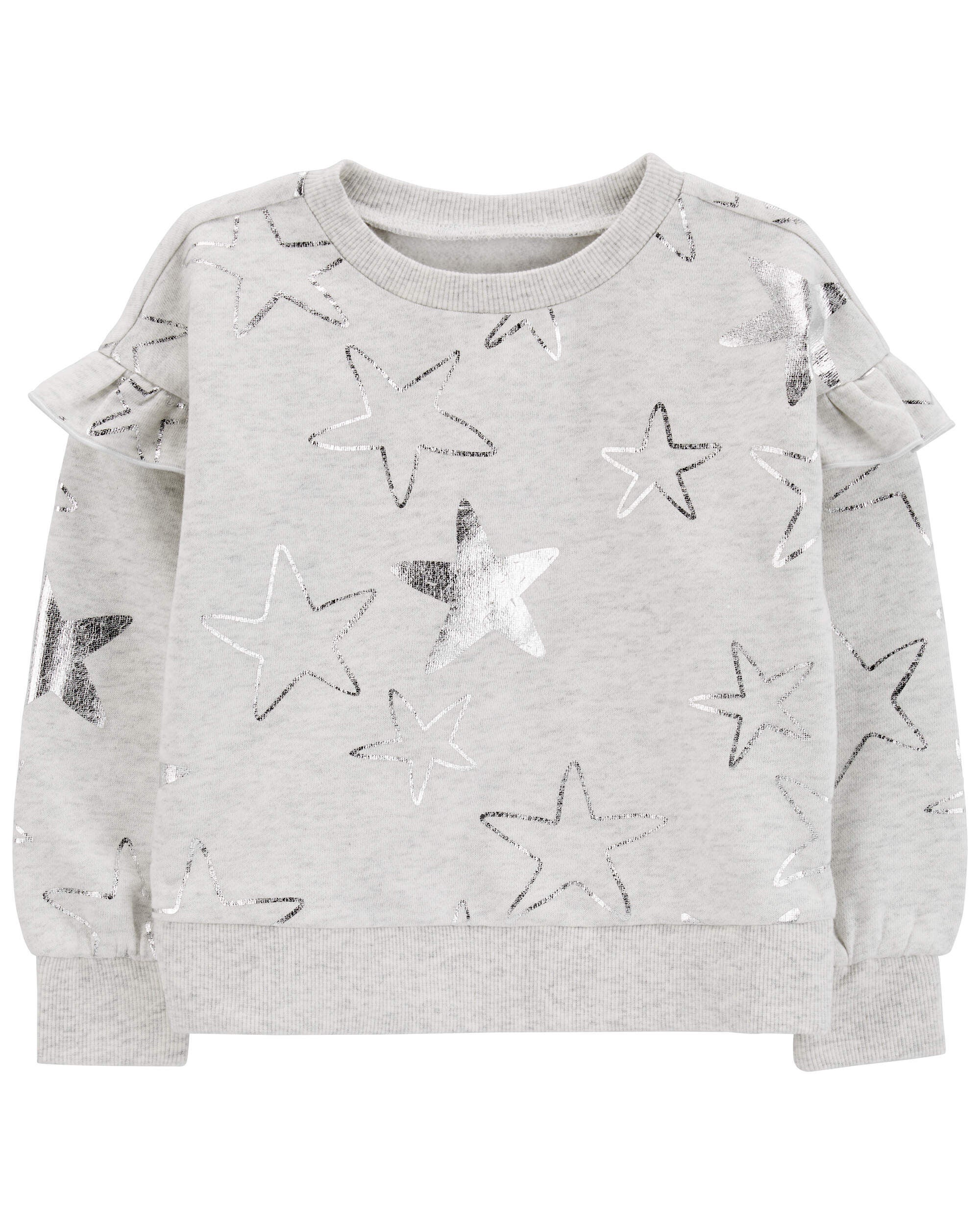 Baby Girls Baby Star Fleece Sweatshirt 3M Carter s