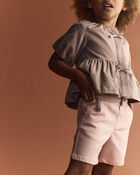 Toddler Girl Bermuda Short - Light Pink, image 4 of 7 slides