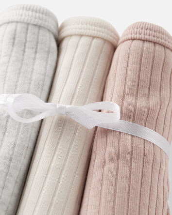 Girls 3-Pack Organic Cotton Underwear, 
