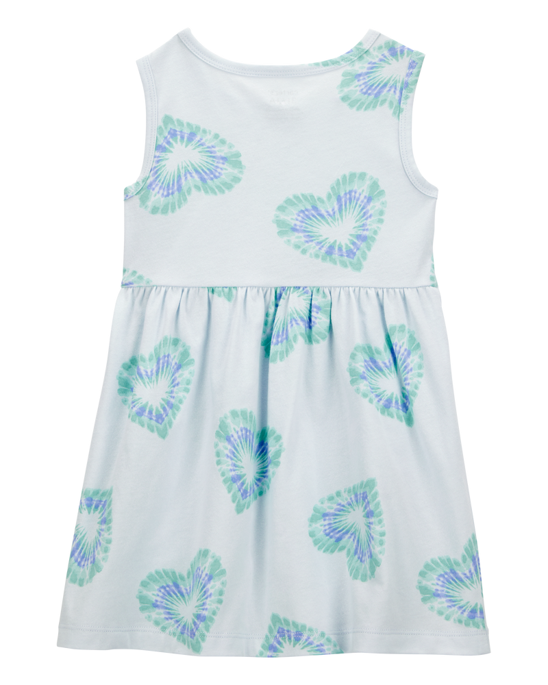 Toddler Girl Heart Tank Dress, image 2 of 4 slides