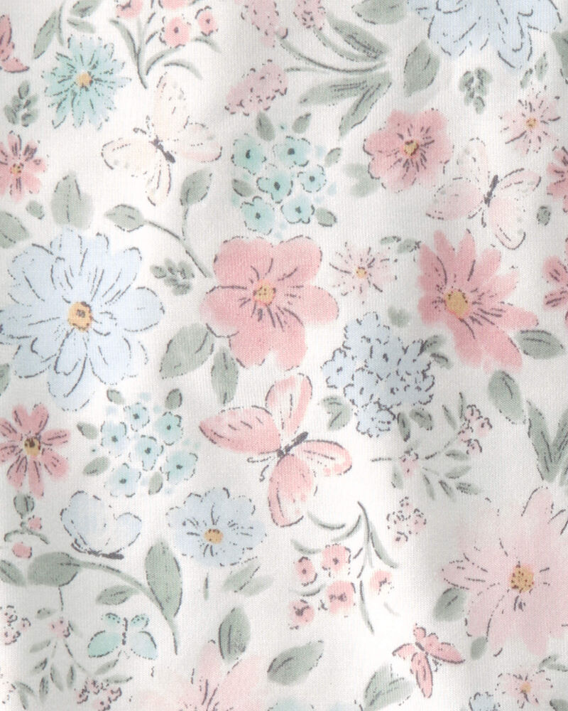 Baby Girl 2-Pack Butterfly Garden PurelySoft Sleeper Gowns - Pink, image 5 of 7 slides