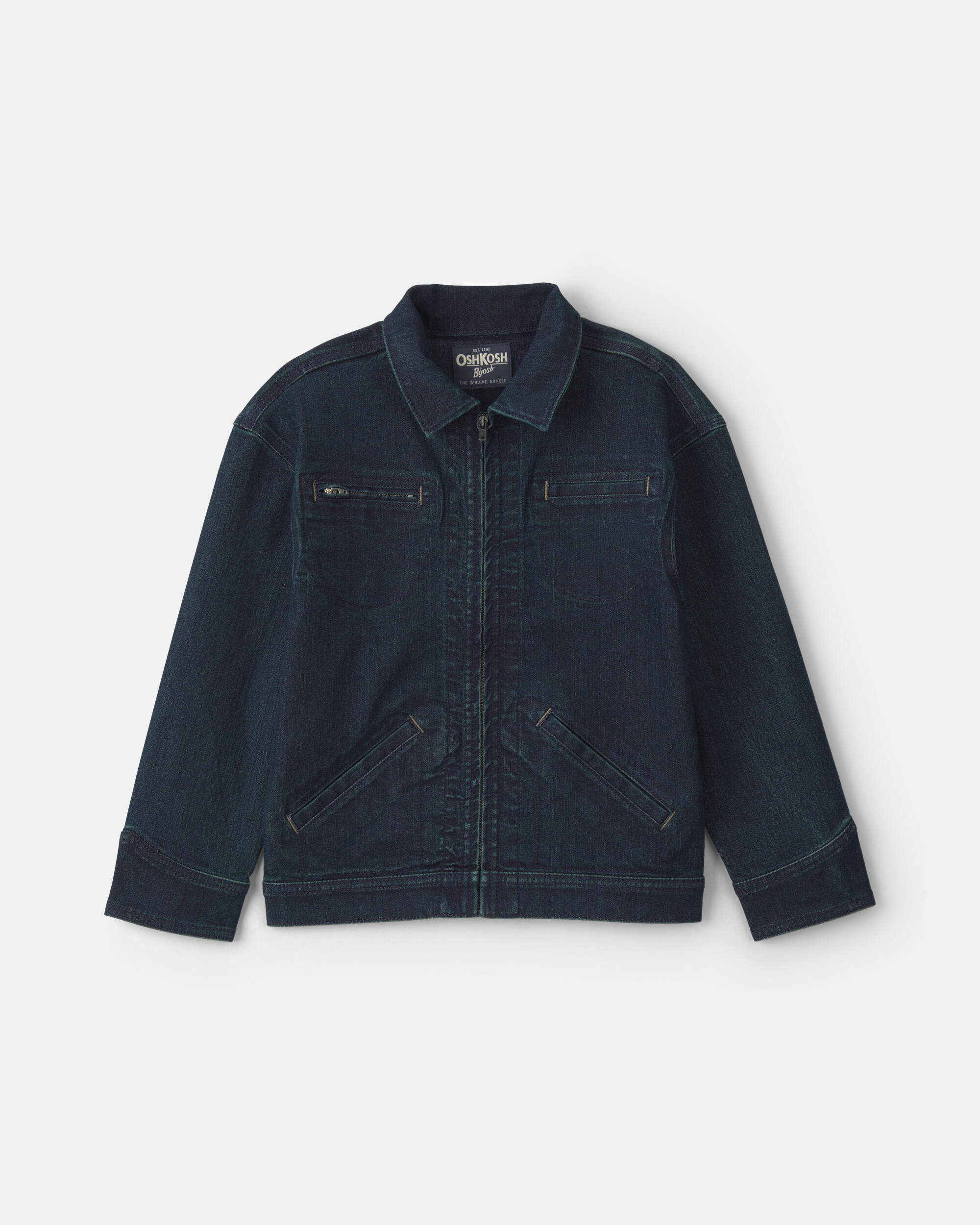Boys Original OshKosh Denim Co' Denim Jacket - Dark Wash