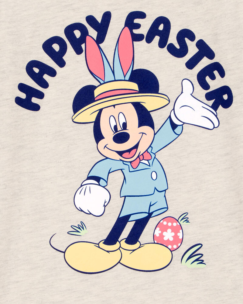 Toddler Disney© Mickey Mouse Easter Short-Sleeve Graphic Tee - Cream, image 2 of 3 slides