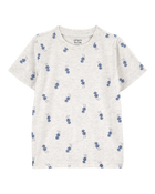 Baby Race Car Print Woven Short-Sleeve Tee, image 1 of 3 slides