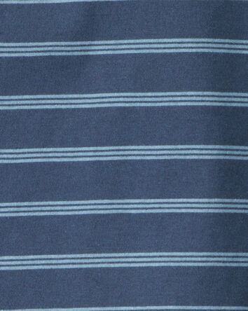 Tout-petit garçon - T-shirt à manches longues rayé - Marine, 