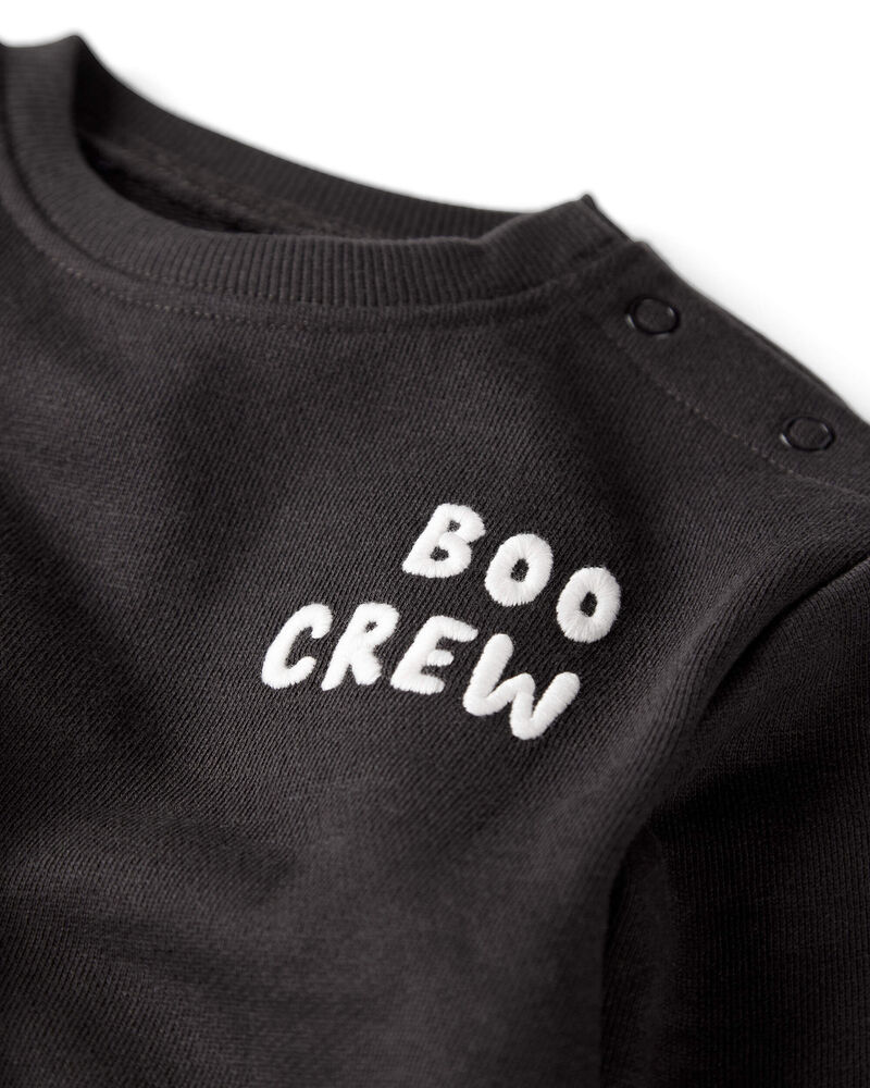 Baby Organic Cotton 'Boo Crew' French Terry Bubble, image 2 of 4 slides