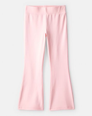 Filles - Pantalon &eacute;vas&eacute; en micromolleton - Rose, 