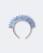 Toddler Girl Birthday Headband, image 2 of 6 slides