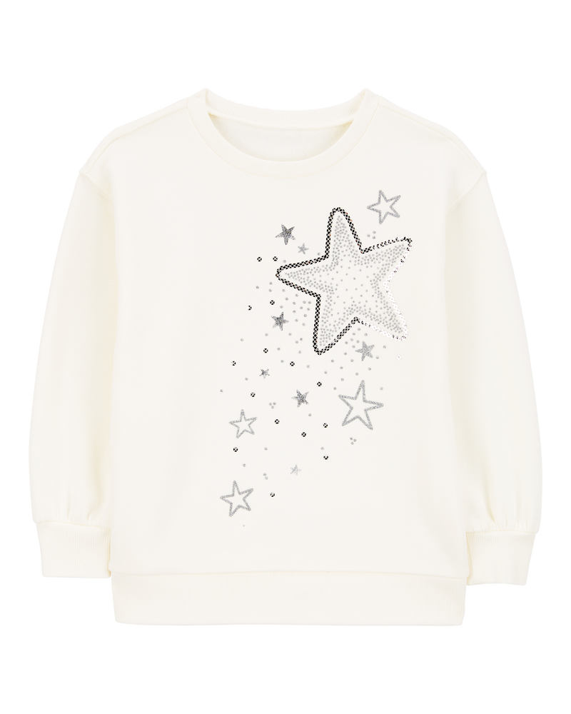 Baby Star Fleece Sweatshirt, image 1 of 3 slides