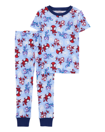 Toddler 2-Piece Marvel 100% Snug Fit Cotton Pyjamas, 