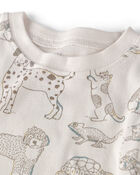 Toddler 2-Piece Organic Cotton Pyjama in Pet-Print, image 2 of 4 slides