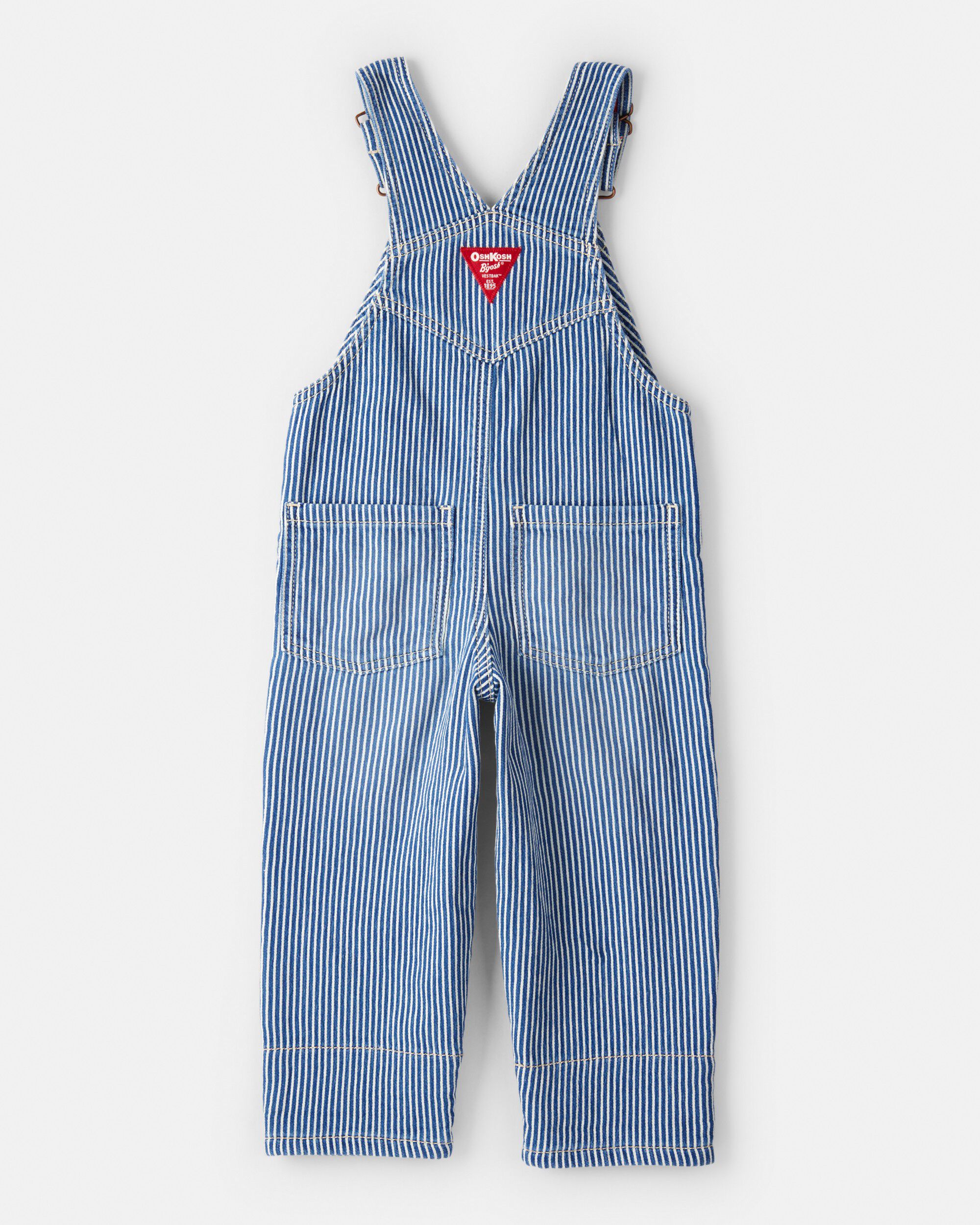 Toddler Vintage Inspired Hickory Denim Overalls | Carter's Oshkosh