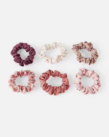 Girls 6-Pack Scrunchies, 