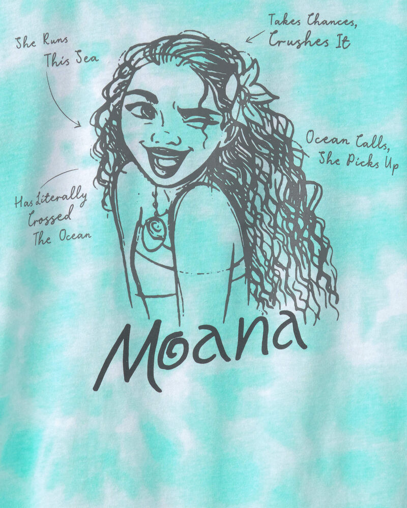Filles - T-shirt &agrave; imprim&eacute; Disney&copy; Moana - Turquoise, image 3 sur 4 diapositives