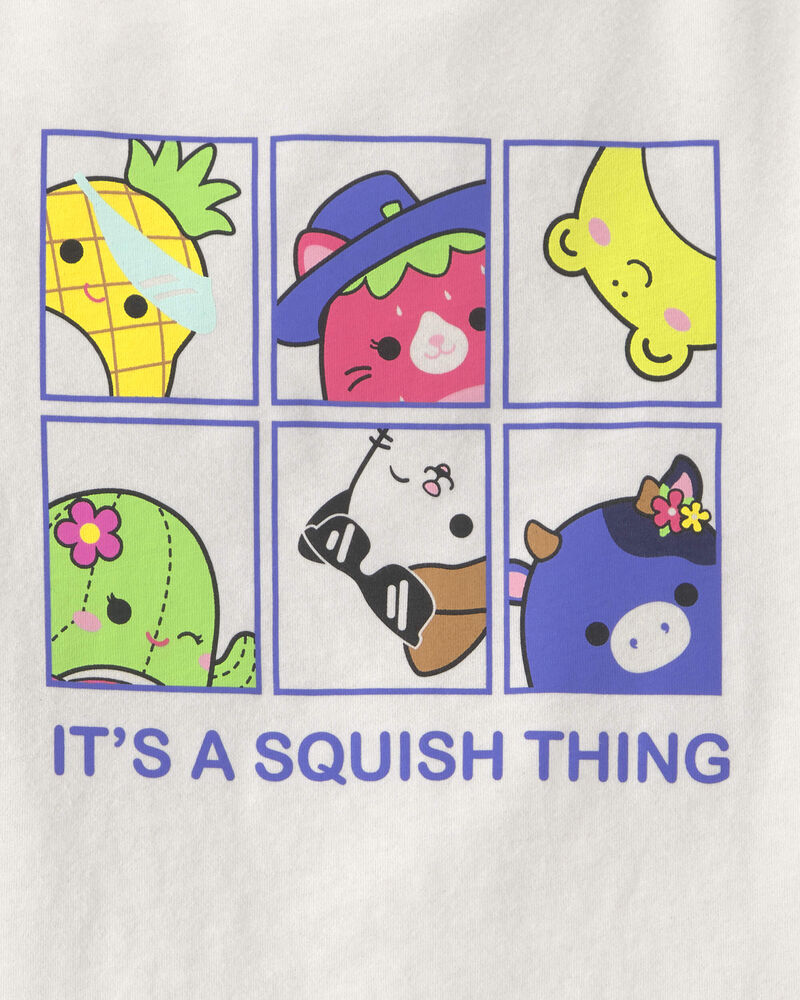 Filles - T-shirt manches longues &agrave; imprim&eacute; Squishmallow &ndash; Blanc, image 2 sur 2 diapositives