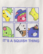 Filles - T-shirt manches longues &agrave; imprim&eacute; Squishmallow &ndash; Blanc, image 2 sur 2 diapositives