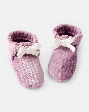 B&eacute;b&eacute; fille - Chaussons - Rose, 