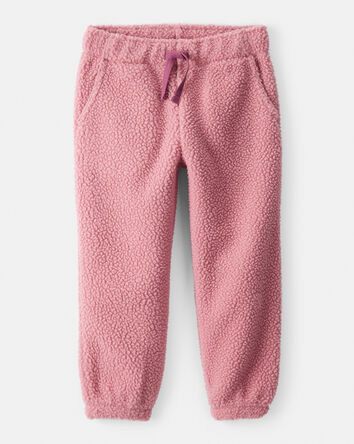 Toddler Girl Cozy Joggers - Pink, 