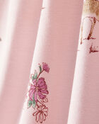 Baby Girl 2-Pack Deer & Floral Print PurelySoft Long-Sleeve Multipack Bodysuits - Red/Pink, image 3 of 7 slides