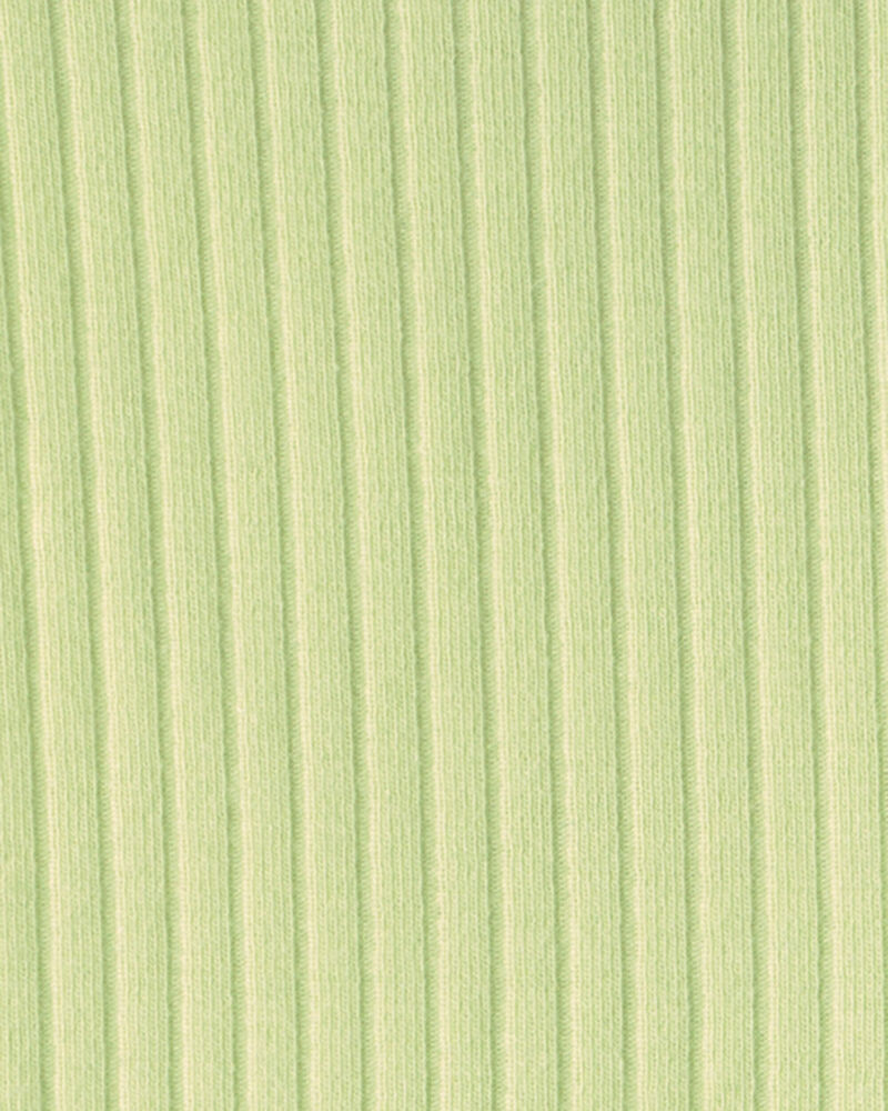 Toddler Girl Ribbed Bike Shorts - Green, image 3 of 4 slides