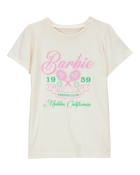 Kid Barbie™ 'Tennis Club' Short-Sleeve Graphic Tee - Ivory, image 1 of 2 slides