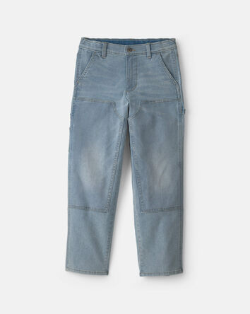 Boys Denim Baggy Jeans - Light Wash, 