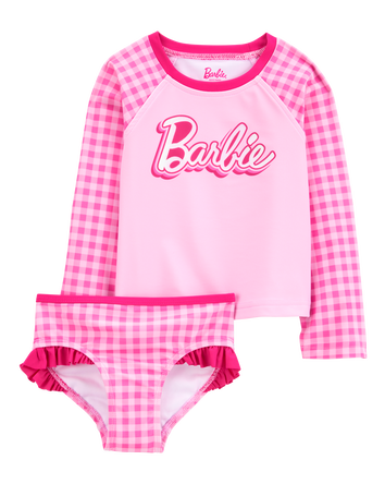 Toddler 2-Piece Barbie Rashguard Set, 