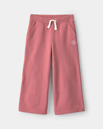 Toddler Girl OshKosh Logo Fleece Drawstring Pants - Pink, 
