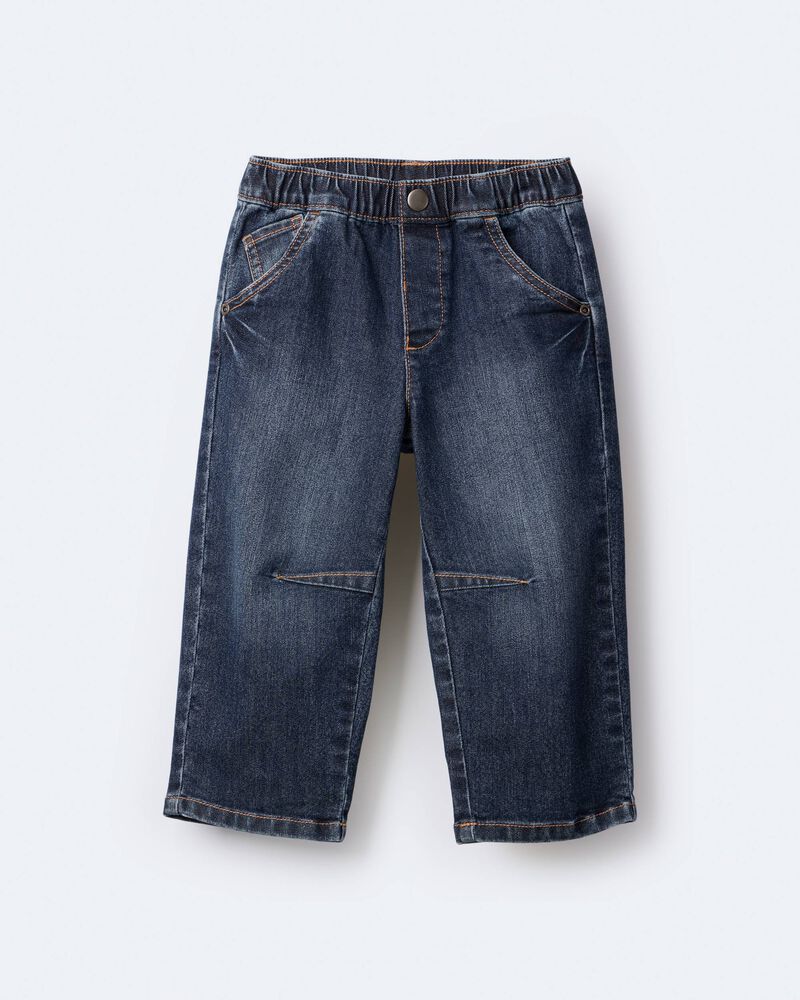 Toddler Barrel Pant in Denim - Blue, image 5 of 8 slides