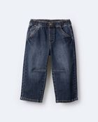 Toddler Barrel Pant in Denim - Blue, image 5 of 8 slides