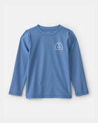 Boys Nautical Long-Sleeve Rashguard - Blue, image 1 of 4 slides