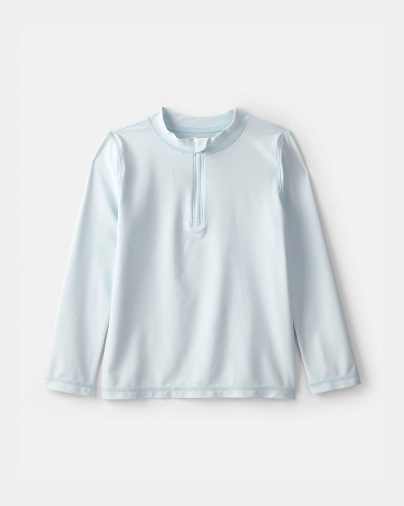 Ensemble 2 pi&egrave;ces haut dermoprotecteur et short maillot de bain &agrave; motif de citrons pour gar&ccedil;on - Bleu, image 2 sur 6 diapositives