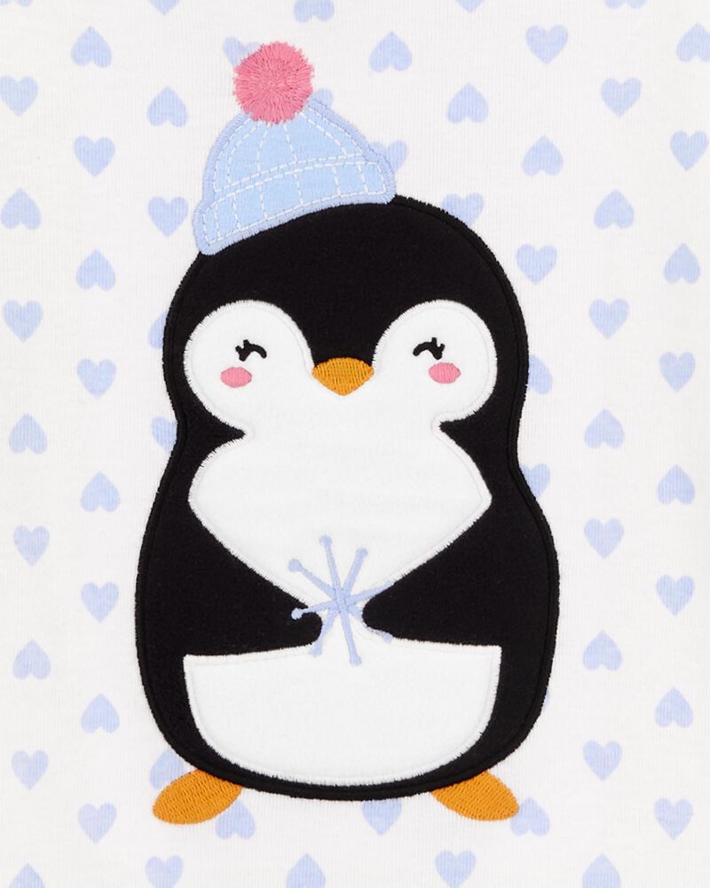 Baby 4-Piece Penguin 100% Snug Fit Cotton Pyjamas, image 3 of 4 slides