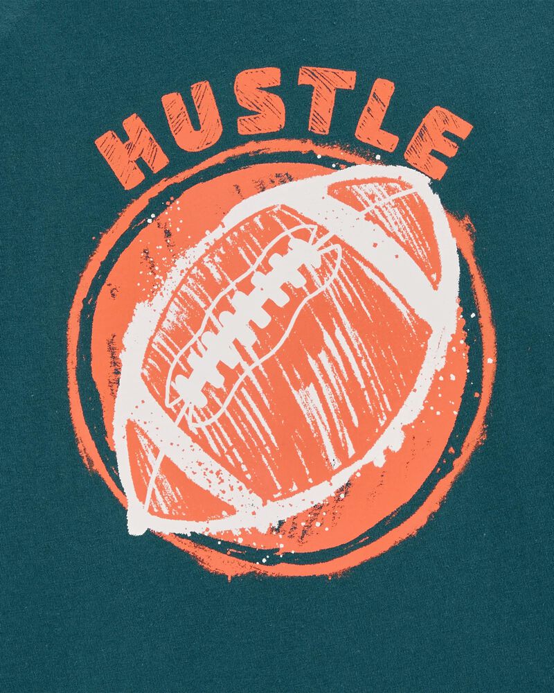 Kid Hustle Football Graphic Tee, image 2 of 3 slides